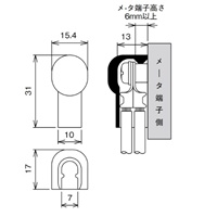 5.5-5絶縁キャップ(メ-タ-端子ねじ用/10個)_選択画像04
