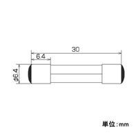EA758ZY-0.4 125Vx0.4A/6.4mm管ヒューズ_選択画像02