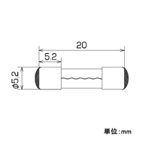EA758ZW-303 3A管ヒューズセミタイムラグ型_選択画像02