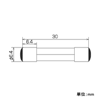 EA758ZZ-12 250Vx12A/6.4mm管ヒューズ10本_選択画像02