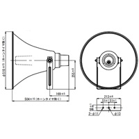 EA763CS-9 30Wトランス付スピーカー_選択画像03
