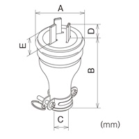 EA940BH-1 AC250V/20A防水型プラグ接地3P_選択画像03