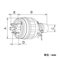 EA940BJ-21 AC250V/30A引掛プラグ接地3P_選択画像02