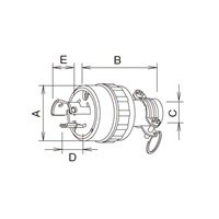 EA940BM-1 AC250V/20A防水型プラグ3P_選択画像04