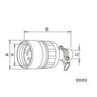EA940BM-2 AC250V/20A防水型コネクター3P_選択画像04