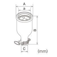 EA940BU-2 AC125V/15A防水型コネクター2P_選択画像03