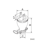 EA940BV-1 AC125V/15Aゴムプラグ_選択画像02