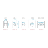 EA940CE-433 1個用コンセントプレート_選択画像03
