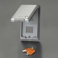 EA940CE-722 2個用防滴プレート鍵付 メタル