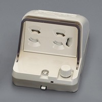 125V/15A 防水コンセント(抜止1+接地抜止1)