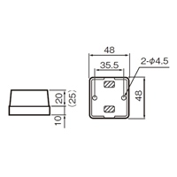 EA940CG-121 125V/15A角型コンセント1口_選択画像03