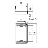 EA940CG-123 125V/15A角型コンセント2口_選択画像03