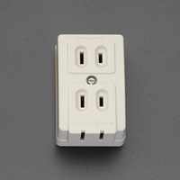 EA940CG-124 125V/15A角型コンセント3口