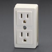 EA940CG-132 角型コンセント2口接地付