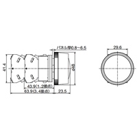EA940D-28 押ボタンスイッチ大型フル/赤_選択画像03