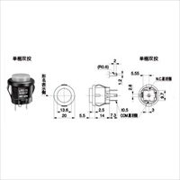 EA940DA-134 押ボタンスイッチ単極双投/黒_選択画像03