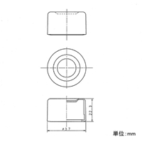 EA940DC-17 押シボタンゴムカバー突形透明_選択画像03