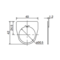 EA940DC-21 30mm銘板ON_選択画像02