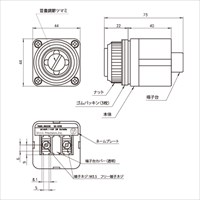 EA940DD-54 AC200V/30mm用盤用音調ブザ-_選択画像02