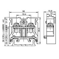 EA940DG-24 40A端子台2個_選択画像04