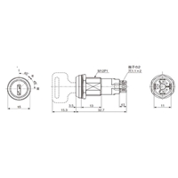 EA940DH-703 3A/超小型キーロックスイッチ_選択画像03