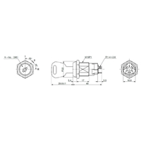 EA940DH-713 3A単極双投キーロックスイッチ_選択画像03