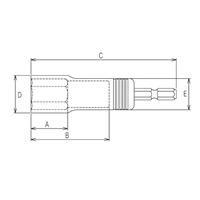 EA612AV-113 13mm電ドルソケット_選択画像03