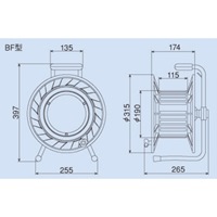 EA815DD AC100V/15A/30mコードリ-ル防雨型_選択画像04