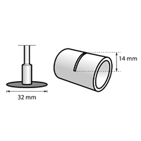 EA818E-143 32.0x1.6mmカッティング砥石5枚_選択画像03