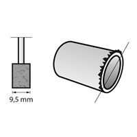 EA818E-215 9.5x10.0mm/3.2mm軸軸付砥石_選択画像02