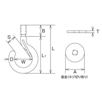 EA638MG-24 M10フック/アンカー付(ステン_選択画像03