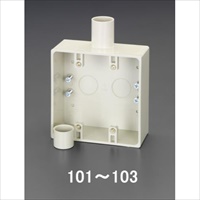 EA940CS-101 φ16mm露出BOX(VE管用1方BE