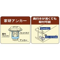 M5/0.5-1.5mmサッシ用アンカー(5個)_選択画像02