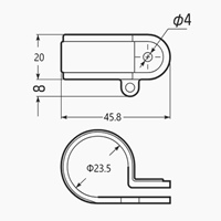 EA947BS-11 PF16用PF管片サドル(5個)_選択画像03