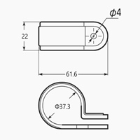 EA947BS-13 PF28用PF管片サドル(5個)_選択画像03