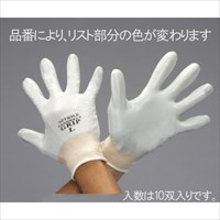 EA354GD-39 LL手袋ナイロンPEゴムコート10P