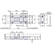EA951BL-10 94.3x43mmラッチ(ステンレス製)_選択画像03