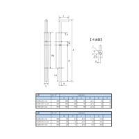 EA951LR-12A φ13x450mm門落シ(スチール製)_選択画像03