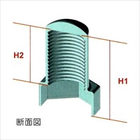 EA983FN-720G シングルナット用キャップ(灰_選択画像02