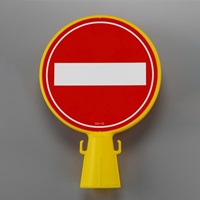 コーンヘッド標識進入禁止