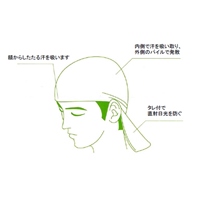 EA998AX-10 ヘルメットインナー(首筋保護)_選択画像03