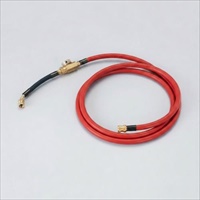 120cm/R32R410Aバルブ付チャージホース赤