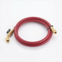 100cm/R32R410Aバルブ付チャージホース赤