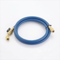 100cm/R32R410Aバルブ付チャージホース青