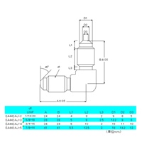 EA442AJ-3 F3/8xF3/8フレアーエルボ_選択画像03