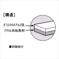 EA944SF-38 38mmx10m粘着テープ(アルミガラ_選択画像02