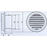 EA997MA-14 145-160mm丸型ガラリ(ステンレ_選択画像04