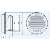 EA997MA-21 97-111mm丸型ガラリ(ステンレス_選択画像04