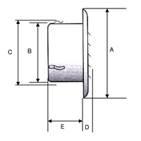 120-138mm丸型ガラリ(ステンレス製)_選択画像04