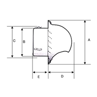 146-160丸型ガラリ(防火ダンパー･フードSUS_選択画像04